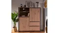 Produktbild: Highboard Kommode Sideboard Denton Schrank Artisan Oak anthrazit 2 Schubkasten