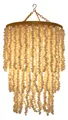 Produktbild: GURU SHOP Deckenlampe/Deckenleuchte, Muschelleuchte aus Hunderten Capiz, Perlmutt Plättchen - Modell Polynesia, 60x40x40 cm