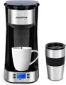 Produktbild: Aigostar Coffey Kaffeemaschine mit Thermobecher, 420 ml Filterkaffeemaschine