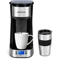 Produktbild: Aigostar Coffey Kaffeemaschine mit Thermobecher, 420 ml Filterkaffeemaschine