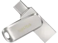 Produktbild: SANDISK Ultra Dual Drive Luxe USB-Stick, 1 TB, 400 MB/s, Silber