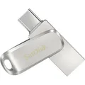 Produktbild: SanDisk Ultra Dual Luxe USB-Zusatzspeicher Smartphone/Tablet Silber 1 TB USB-...