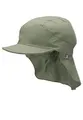 Produktbild: Sterntaler Schirmmütze Nacken Basic - Unisex Baby- und Kinder Mütze mit Nackenschutz - UV-Schutz 50+ Hut aus Popeline (Bio) - leichte Sommer Kopfbedeckung mit Gummiband - mattgrün, Größe 57