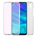 Produktbild: König Design 360 Grad Hülle kompatibel mit Huawei P Smart 2019 Full Cover vorne hinten Handyhülle Dünn Ganzkörper Case Silikon Etui - Transparent