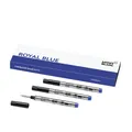 Produktbild: 3x ROLLERBALL-MINE SMALL MONTBLANC M BLAU / REFILL ROYAL BLUE, 128241, NEU&OVP