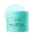 Produktbild: ANUA Hyaluronsäure-Pads Pdrn 100, Gesichtspflege, die Volumen und Helligkeit verleiht, ideal für die tägliche Hautpflege (180 ml, 60 Pads), blau