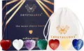 Produktbild: CRYSTALLOVE Natürliche Energiesteine 7 Chakren - Herz