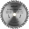 Produktbild: wolfcraft 1 Kreissägeblatt HM, 20 Zähne ø160mm (6733000)