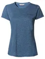 Produktbild: VAUDE Essential T-Shirt für Damen – Schnelltrocknendes & pflegeleichtes Sport Shirt, Atmungsaktives Outdoor T-Shirt mit Rundhals - Dark sea Uni, 48