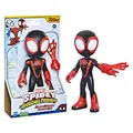 Produktbild: Marvel Spidey und Seine Super-Freunde – 22,5 cm Supergroße Miles Morales Action-Figur mit beweglichem Kopf & Armen, Web-Zubehör – Vorschulspielzeug für Kinder ab 3 Jahren – Bekannt aus Disney+