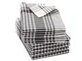 Produktbild: ZOLLNER 10er Set Geschirrtücher - Baumwolle in 50x70 cm - saugstarke und robuste Küchentücher - waschbar bis 60°C – in schwarz weiß kariert - Gastronomiequalität - Oeko Tex® Zertifiziert