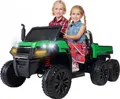 Produktbild: Actionbikes Motors Kinder Elektroauto UTV A730 | Elektrofahrzeug mit Fernbedienung - Kinder Auto elektrisch - Geländefahrzeug - ab 3 Jahren (Grün)