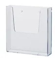 Produktbild: helit Wand-Prospekthalter, DIN A5, transparent