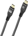 Produktbild: Oehlbach USB-C Kabel USB-C Stecker 0.5m Anthrazit Geflechtschirm, 8K UHD D1C9367