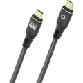 Produktbild: Oehlbach USB-C® Kabel USB-C® Stecker 0.5 m Anthrazit Geflechtschirm, 8K UHD