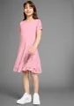 Produktbild: KIDSWORLD Spitzenkleid Jerseykleid mit aufwendiger Spitze Festliches Kleid mit Spitze