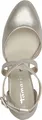 Produktbild: Tamaris Damen Pumps gekreuzte Riemchen Blockabsatz weiches Fußbett 1-24415-44, Größe:41 EU, Farbe:Beige