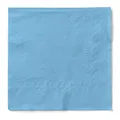 Produktbild: MANK Serviette in HELLBLAU aus 3-lagigem Tissue, 40x40 cm, 1/4 Falz, 100 Stück, elegante Papierservietten für Hochzeit, Party, Gastronomie, Restaurant, Events