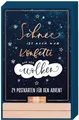 Produktbild: Schnee ist auch nur Konfetti aus den Wolken: 24 Postkarten für den Advent (Adventskalender)