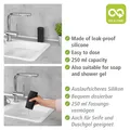 Produktbild: Spülmittelspender Silikon 250ml Ø6x14cm Schwarz WENKO Küche Zubehör