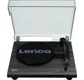 Produktbild: Lenco Lenco LS-10 Plattenspieler in Schwarz Plattenspieler (Riemenantrieb, Halbautomatischer Plattenspieler mit integrierten Lautsprechern)