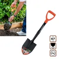 Produktbild: Schaufel Spaten Gartenspaten Spitzspaten klein 67 cm 800g Rostfrei Camping