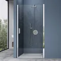 Produktbild: doporro Duschtür Nischentür dusche Duschabtrennung Duschkabine 75x195cm ESG-Sicherheitsglas Duschtür Klarglas Einzeltür mit Hebe- und Senkmechanismus Teramo24K