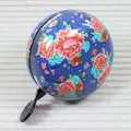 Produktbild: BASIL BLOOM DING DONG KLINGEL GLOCKE - FARBE INDIGO BLUE - Ø 80 MM