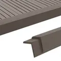 Produktbild: vidaXL Winkelleisten 5 Stk. WPC 170 cm Dunkelbraun