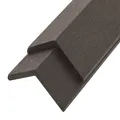 Produktbild: vidaXL 5x Abschlussleiste Terrasse WPC 170cm Dunkelbraun Abdeckleiste L Leiste