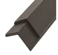 Produktbild: vidaXL Klickfliesen-Eckleiste Winkelleisten 5 Stk. WPC 170 cm Dunkelbraun, 1 St.