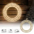 Produktbild: LED Lichterkranz Warmweiss Weihnachtskranz Timer 720 LED Weihnachtsdeko Ø 50 cm