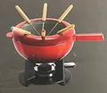 Produktbild: Zwilling Fondue Set aus Gusseisen für 6 Personen, emailliert rot ∅20 cm