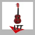 Produktbild: DIMAVERY UK-100 Sopran-Ukulele, flamed red