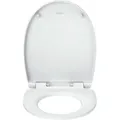 Produktbild: Duravit Univavo WC-Sitz Oval 0023190000 Absenkautomatik, abnehmbar, Scharniere Edelstahl, Weiß