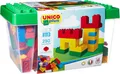 Produktbild: Unico Plus 8525 Junior Bausteine Box für Kleinkinder ab 18 Monaten bis 5 Jahre, 250 bunte Bausteine zum kreativen Bauen und Spielen
