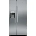 Produktbild: Siemens KA93DAIEP Amerikanischer Side by Side / E / 324 kWh/Jahr / 562 l / noFrost - Silber