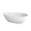 Produktbild: Home Deluxe - freistehende Badewanne - DELIA, Weiß - Maße: ca. 180 x 90 x 58 cm - Füllmenge: 270 Liter, inkl. Überlaufschutz, Siphon und Verschluss I Spa, für 2 Personen