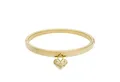 Produktbild: Fossil Armreif Schmuck Geschenk Edelstahl SADIE Herz, mit Glasstein