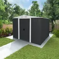 Produktbild: Geräteschuppen Aus Verzinktem Stahl Bohio Größe: Xl Gerätehaus Metall Gartenhaus Metallschuppen - Home Deluxe