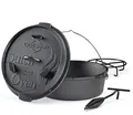 Produktbild: Küchenprofi Feuertopf BBQ Dutch Oven Gusseisen, 5,5L, Gusseisen