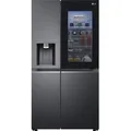 Produktbild: LG GSXV90MCDE, Freistehend, Amerikanische Tür, Schwarz, Berührung, Kabellos, LED, Innen - Schwarz
