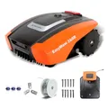 Produktbild: YARD FORCE Mähroboter EasyMow 260B bis zu 260 qm - Selbstfahrender Rasenmähroboter, einfache Bedienung, Bluetooth- und App-Steuerung, 30% Steigung und 20 V / 2,0 Ah Lithium-Ionen-Akku
