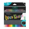 Produktbild: Faber-Castell 116411 - Buntstifte Black Edition, 100er Kartonetui, bruchsicher, für Kinder und Erwachsene