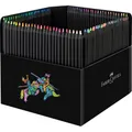 Produktbild: 100 Black Edition Buntstifte Malstifte Zeichenstift Faber-Castell - farbsortiert