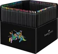 Produktbild: Faber-Castell 116411 Black Edition Buntstifte, 100er Box, Lebendige Buntstifte, 