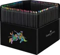 Produktbild: Faber-Castell 116411 - Buntstifte Black Edition, 100er Kartonetui, bruchsicher,