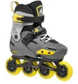 Produktbild: Rollerblade Inline Skates Apex (Rollen: 76mm(235), 72mm(210), 68mm(185), Kugellager: SG7) grau/gelb Kinder, Größe Euro (US): 29-32 (12J-1)
