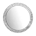 Produktbild: Wohnling Wandspiegel rund 60cm – Design Dekospiegel – Spiegel für die Wand - Wohnzimmer Flur – runder Wohnspiegel - Hängespiegel Flurspiegel modern