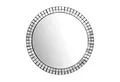 Produktbild: Wohnling Wandspiegel Wandspiegel rund 60cm Dekospiegel Flurspiegel Wohnspiegel WL7.473 (Dekoratives Element für moderne Wandgestaltung), Stilvolles Wohnaccessoire für helle Raumwirkung